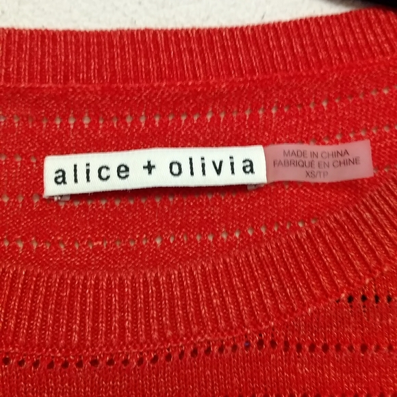 Alice & Olivia Short Sleeve Sweater - Picture 3 of 7